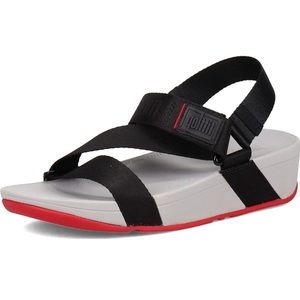 FitFlop Women's Surfa Back-Strap Sandals (Black) Size 8 NWT